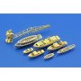 Eduard 1:350 HMS Queen Elizabeth 1943 pt 4 cranes and lifeboats dla Trumpeter 05324