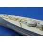 HEduard 1:350 MS Queen Elizabeth 1943 pt 5 deck and main batteries dla Trumpeter 05324
