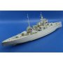 HEduard 1:350 MS Queen Elizabeth 1943 pt 5 deck and main batteries dla Trumpeter 05324