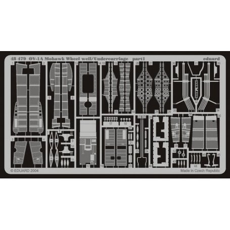 Eduard 1:48 OV-1A/B/D wheel well/undercarriage dla Roden