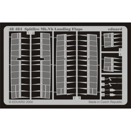 Eduard 1:48 Supermarine Spitfire Mk.Vb landing flaps dla Hasegawa