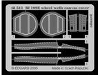 Eduard 1:48 Undercarriage bays for Messerschmitt Bf-109E / Tamiya