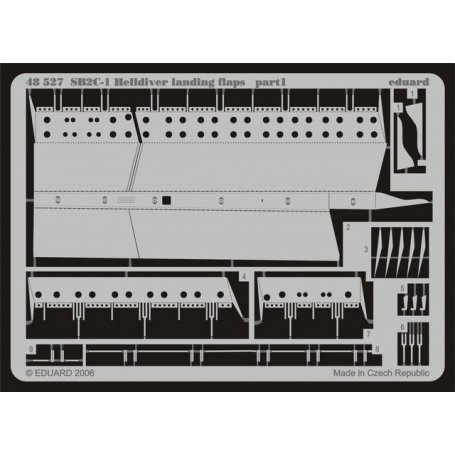 Eduard 1:48 SB2C-1 landing flaps dla Accurate Miniatures