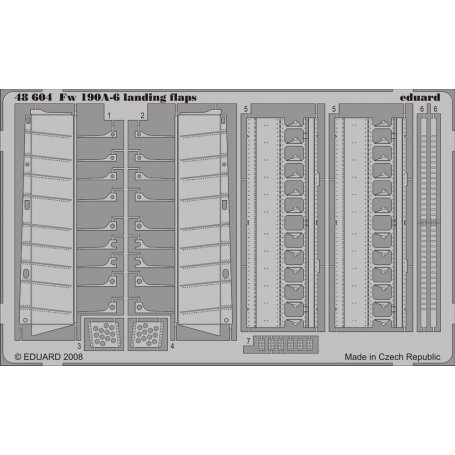 Eduard 1:48 Focke Wulf Fw-190 A-6 landing flaps HASEGAWA