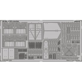 Eduard 1:48 Elementy zewnętrzne do F-22 Raptor dla Academy