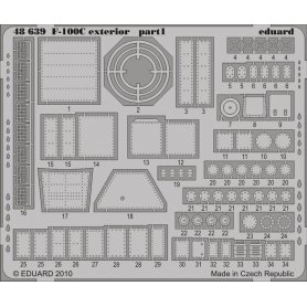 Eduard 1:48 Elementy zewnętrzne do F-100C dla Trumpeter