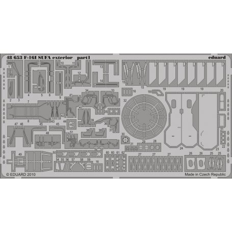 Eduard 1:48 F-16I SUFA exterior dla Hasegawa