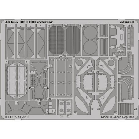 Bf 110D exterior DRAGON