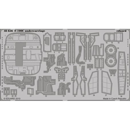 Eduard 1:48 F-100C undercarriage dla Trumpeter