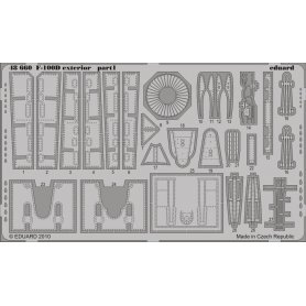 Eduard 1:48 Elementy zewnętrzne do F-100D dla Trumpeter