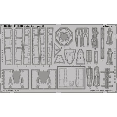 Eduard 1:48 F-100D exterior dla Trumpeter