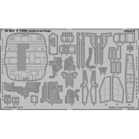 Eduard 1:48 Podwozie do F-100D dla Trumpeter