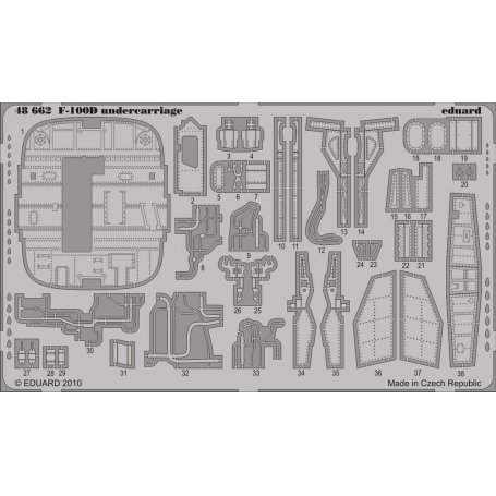 F-100D undercarriage TRUMPETER