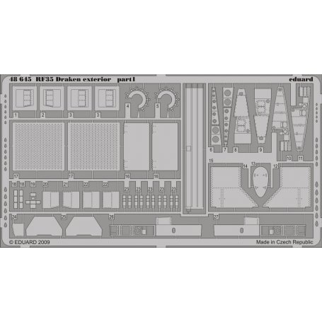 Eduard 1:48 RF-35 Draken exterior dla Hasegawa