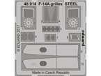 Eduard 1:48 Siatki do Grumman F-14A Tomcat dla Tamiya / STEEL