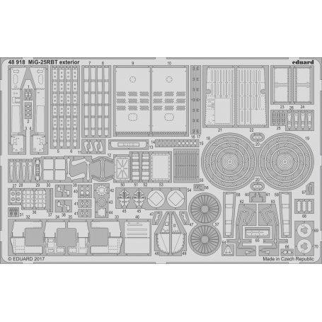 Eduard 1:48 MiG-25RBT exterior dla ICM 48901