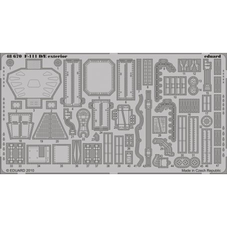 Eduard 1:48 F-111D/E exterior dla Hobby Boss