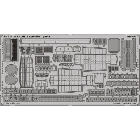 Eduard 1:48 HAR.Mk.3 exterior dla Hasegawa