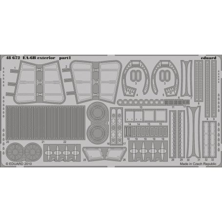 Eduard 1:48 EA-6B exterior dla Kinetic