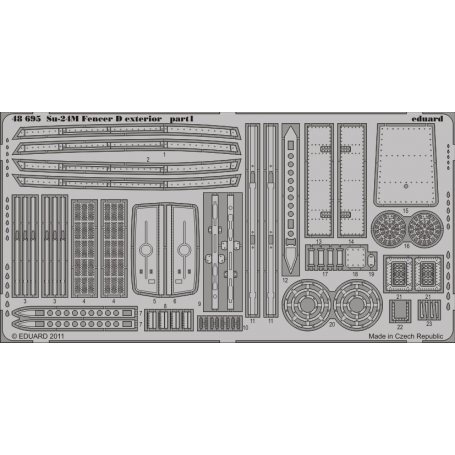 Eduard 1:48 Sukhoi Su-24M Fencer D exterior dla Trumpeter