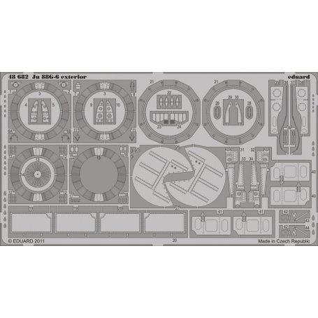 Eduard 1:48 Junkers Ju-88 G-6 exterior dla Dragon