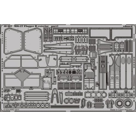 Eduard 1:48 MiG-27 Flogger D exterior dla Italeri