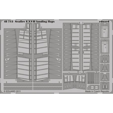 Seafire F.XVII landing flaps AIRFIX