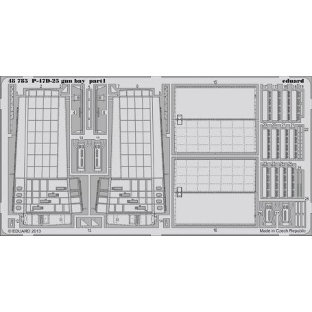 Eduard 1:48 Republic P-47D-25 gun bay EDUARD