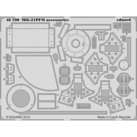 MiG-21PFM accessories EDUARD