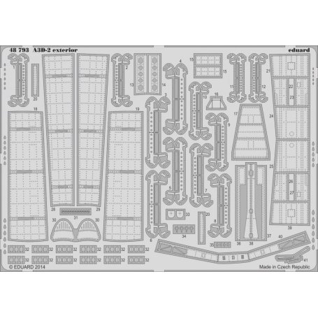 Eduard 1:48 A3D-2 exterior Trumpeter 2868