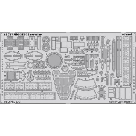 Eduard 1:48 MiG-21F-13 exterior TRUMPETER