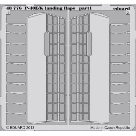 Eduard 1:48 Curtiss P-40E/K landing flaps ITALERI