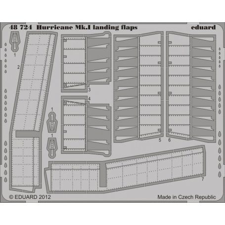 Hurricane Mk.I landing flaps ITALERI