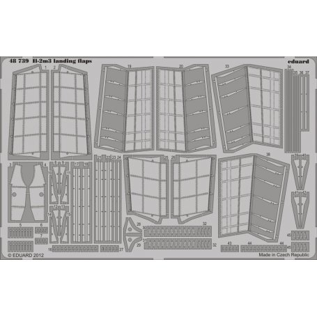 Eduard 1:48 Iljuszyn Il-2m3 landing flaps TAMIYA