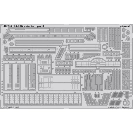 Eduard 1:48 EA-18G exterior ITALERI