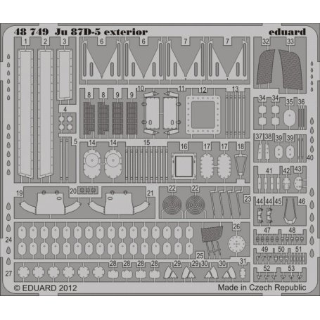 Eduard 1:48 Junkers Ju-87 D-5 exterior dla Italeri