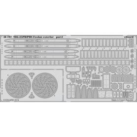 Eduard 1:48 Elementy zewnętrzne do MiG-25PD / PDS Foxbat dla Kittyhawk .02855
