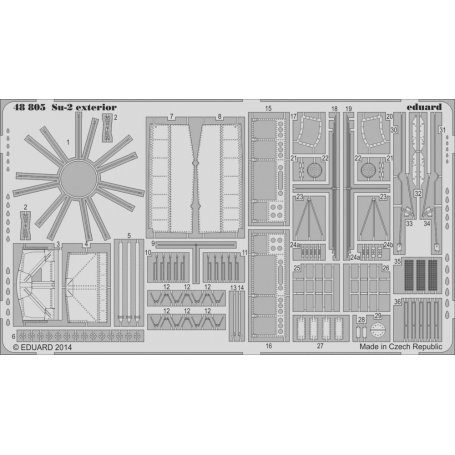 Eduard 1:48 Sukhoi Su-2 exterior Zvezda 4805