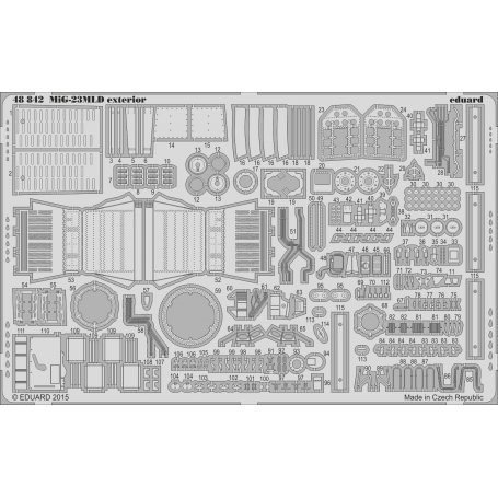 MiG-23MLD exterior Trumpeter 02856