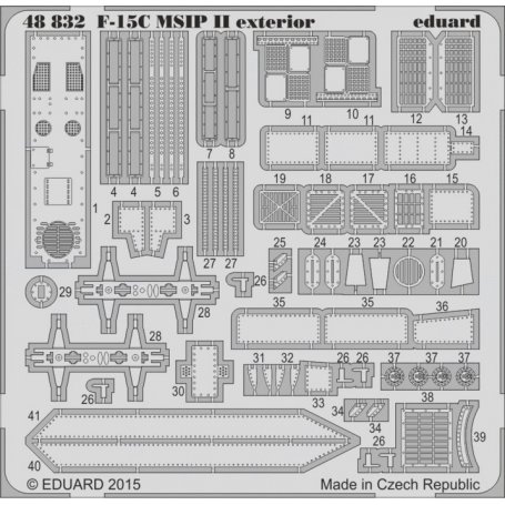 Eduard 1:48 F-15C MSIP II exterior (Great Wall Hobby L4817)