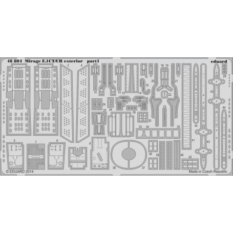 Eduard 1:48 Mirage F.1CT/CR exterior Kitty Hawk