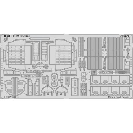 Eduard 1:48 F-80 exterior Hobby Boss