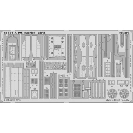 Eduard 1:48 A-10C exterior Italeri 2725