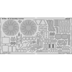 Eduard 1:48 AC-47 Gunship exterior Revell 04926