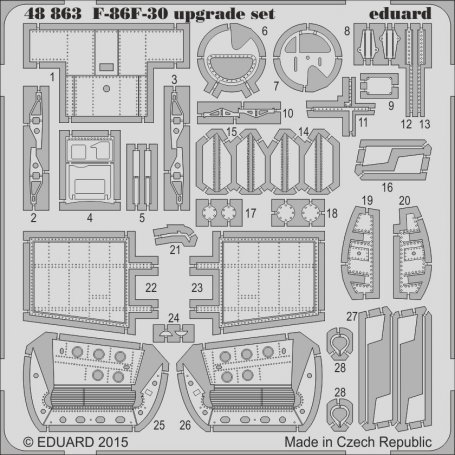 F-86F-30 upgrade set EDUARD Eduard 1163