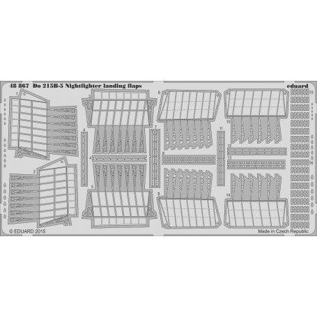 Do 215B-5 Nightfighter landing flaps ICM 48242