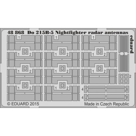 Eduard 1:48 Dornier Do-215 B-5 Nightfighter radar antennas ICM 48242