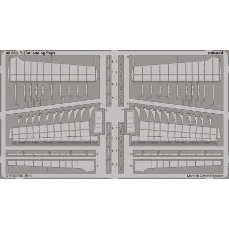 Eduard 1:48 T-33A landing flaps Great Wall Hobby L4819