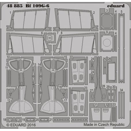 Eduard 1:48 Messerschmitt Bf-10 9G-6 dla Eduard