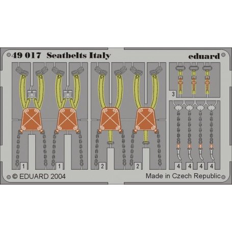 Eduard 1:48 Seatbelts Italy